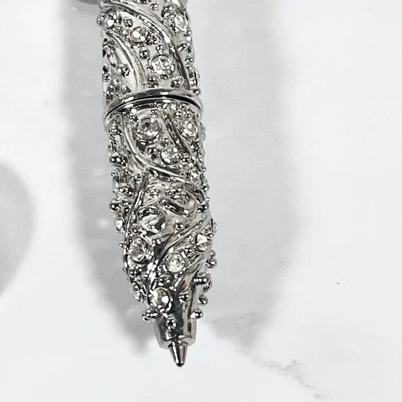 Joy Mangano Silver Bag Charm Keychain Accessory - Picture 9 of 11